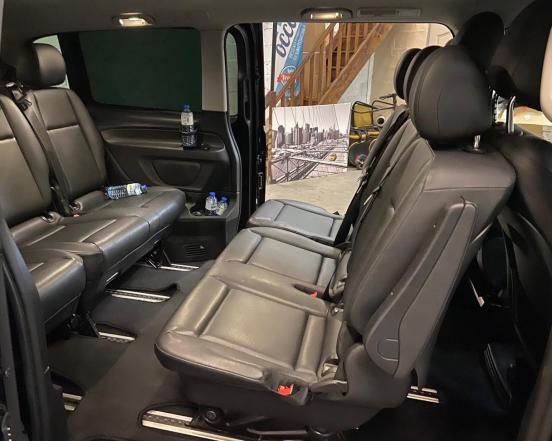 Transport en van mercedes mode salon arriere